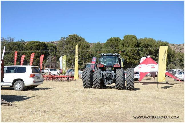 Quentin's new Massey Ferguson tractor - the performance of the tractor and service from OVK their new agent in the Eastern Free State has been magnificent! 